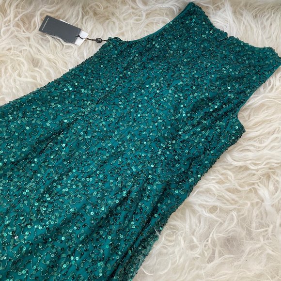 ADRIANNA PAPELL Sleeveless Short Sheath Dress - Picture 7 of 13